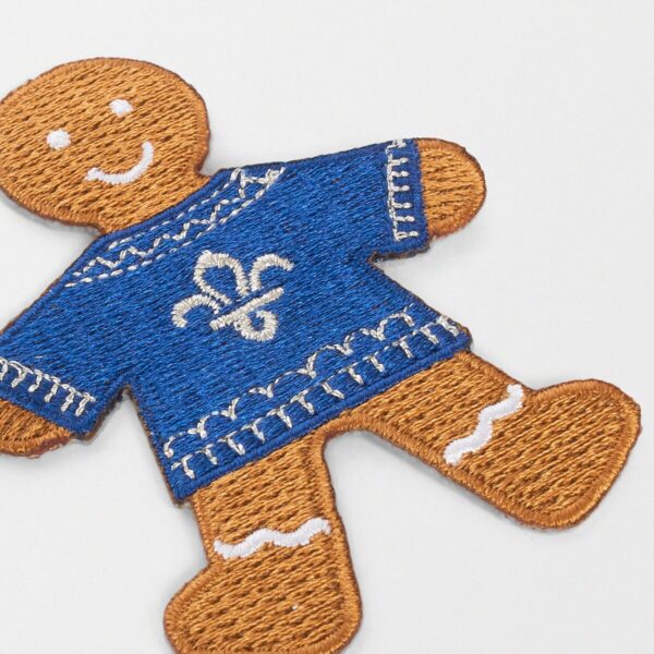 Fleur de lis gingerbread badge - Afbeelding 2